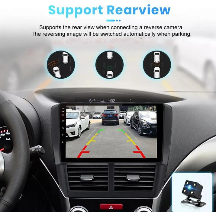 Android 13 CarPlay Camera For Subaru Forester Impreza 2009-2013 Car Stereo Radio