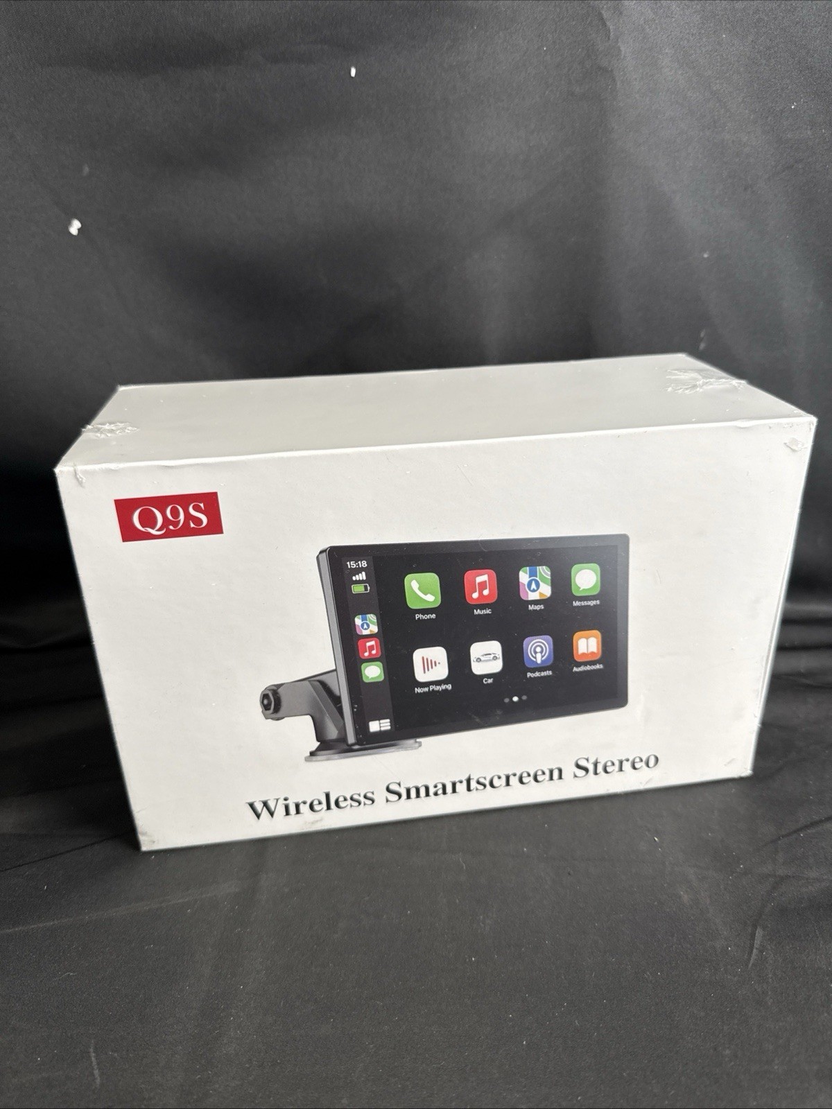 Wireless 9″ Smartscreen Apple Carplay & Android Car Stereo, with Backup Camera