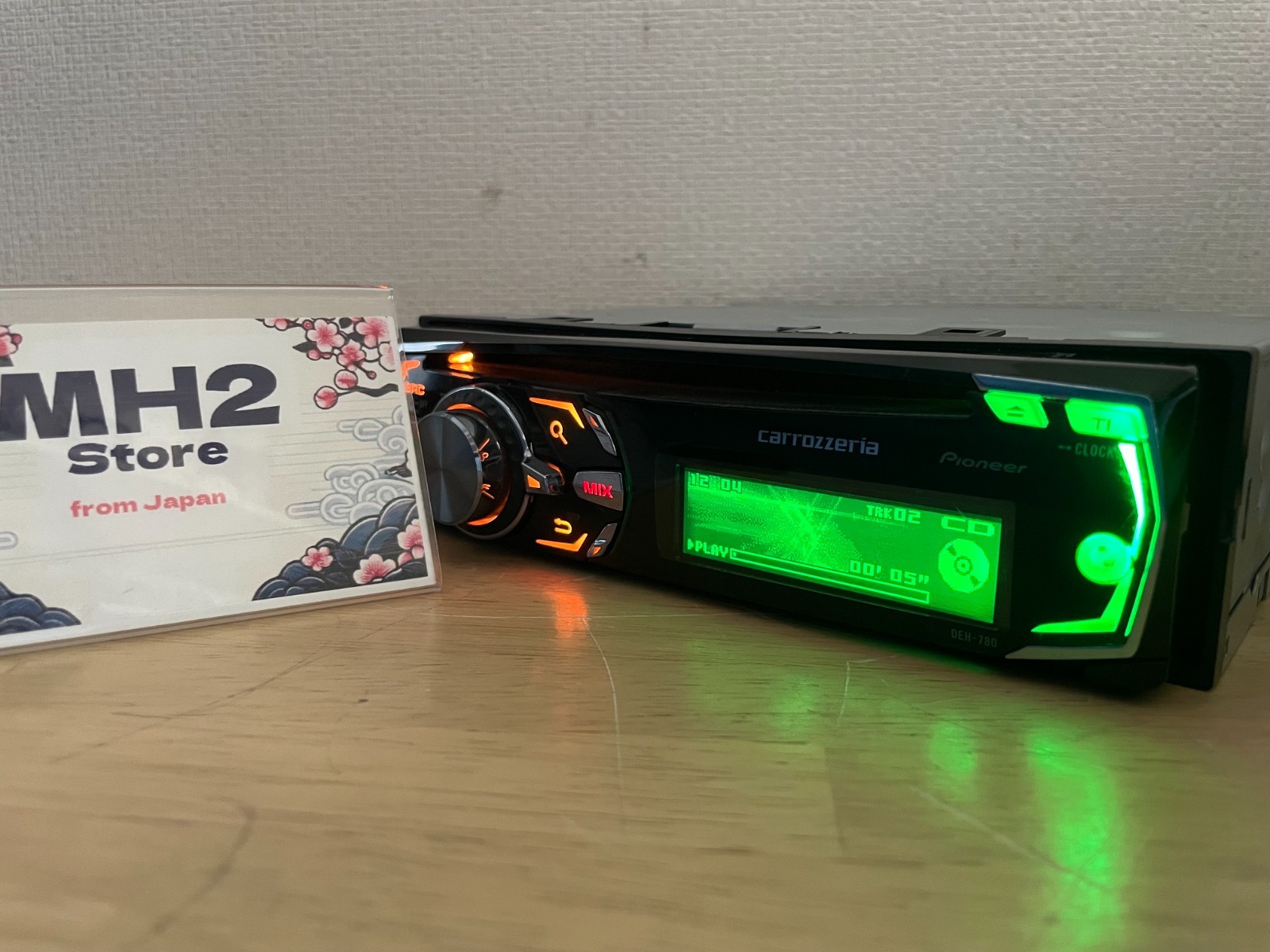 Pioneer Carrozzeria DEH-780 1Din Car Audio USB CD AUX Player Operation Confirmed