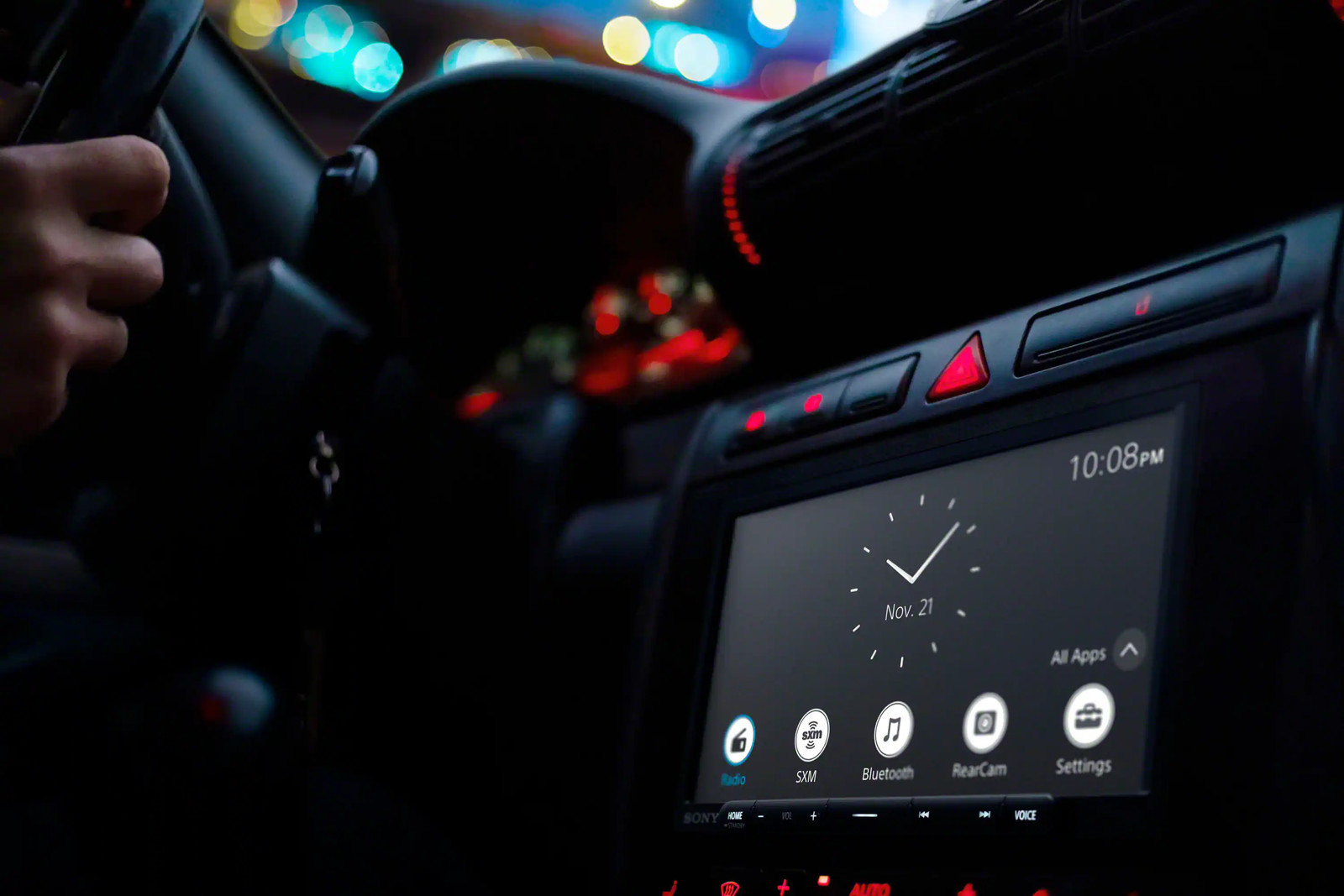 Sony – 7″ Wireless Apple CarPlay and Android Auto Digital Media Receiver Maes…