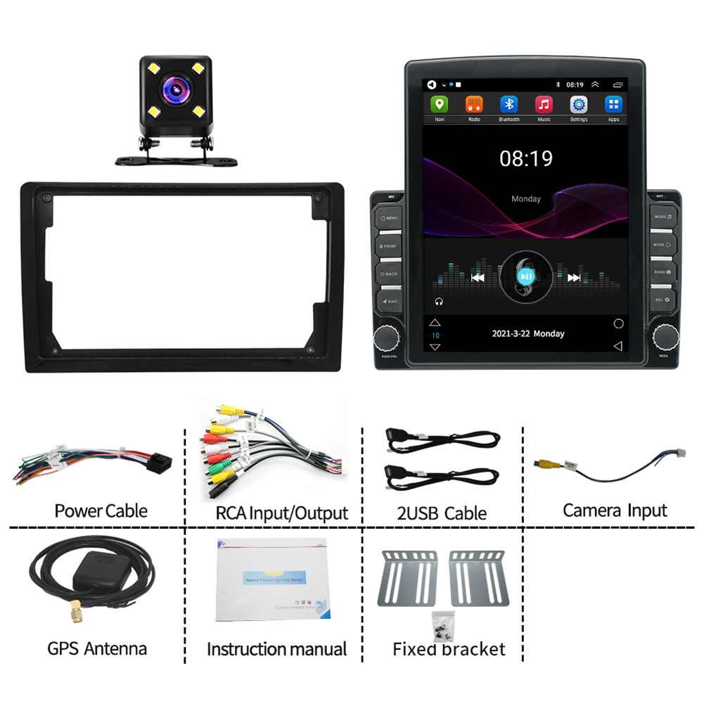 2+32G 9.7″ Pantalla Para Toyota 4Runner 2003-2009 Carplay Radio de coche estéreo