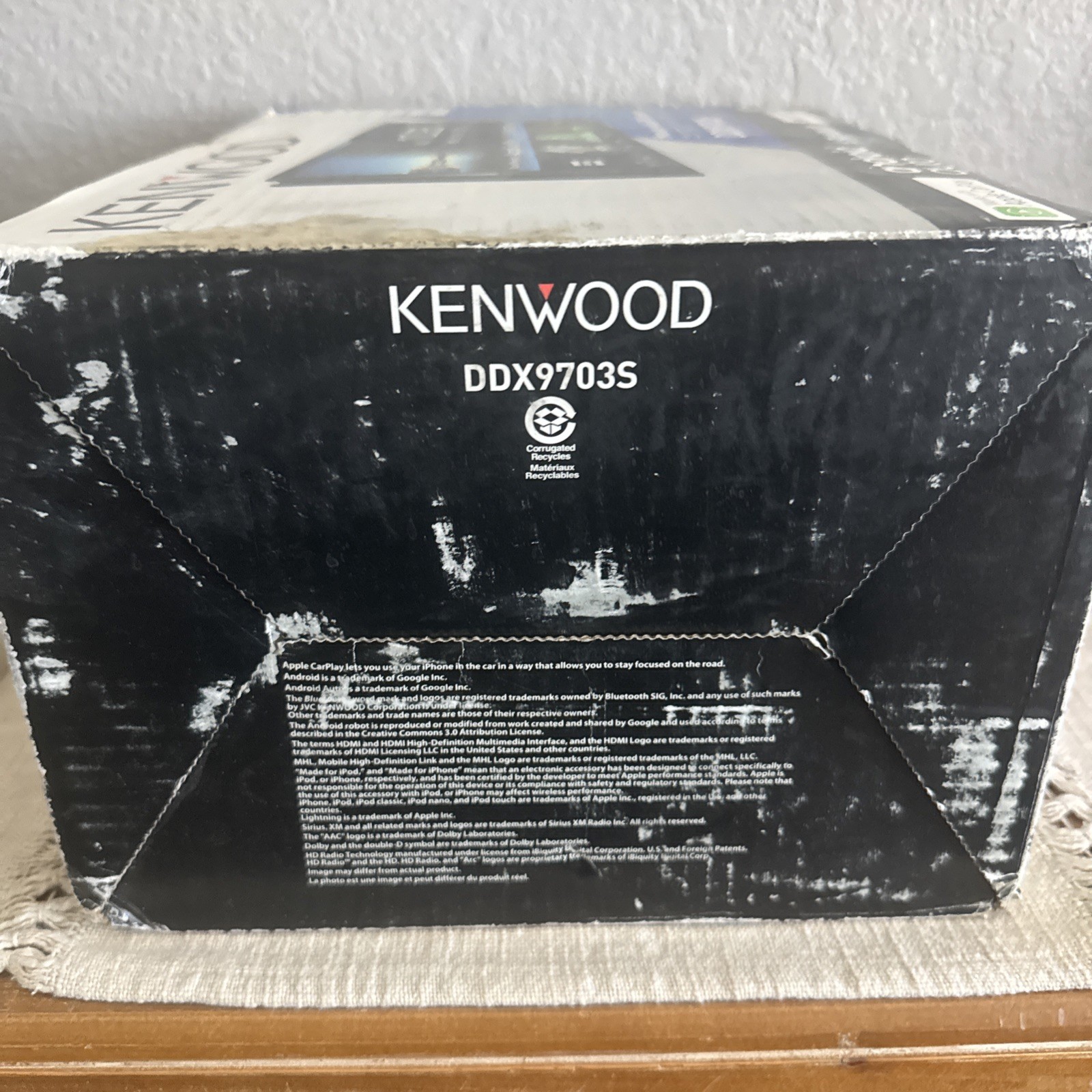 Kenwood DDX-9703S DvD/media Stereo, Carplay/android Auto – Has HDMI input.