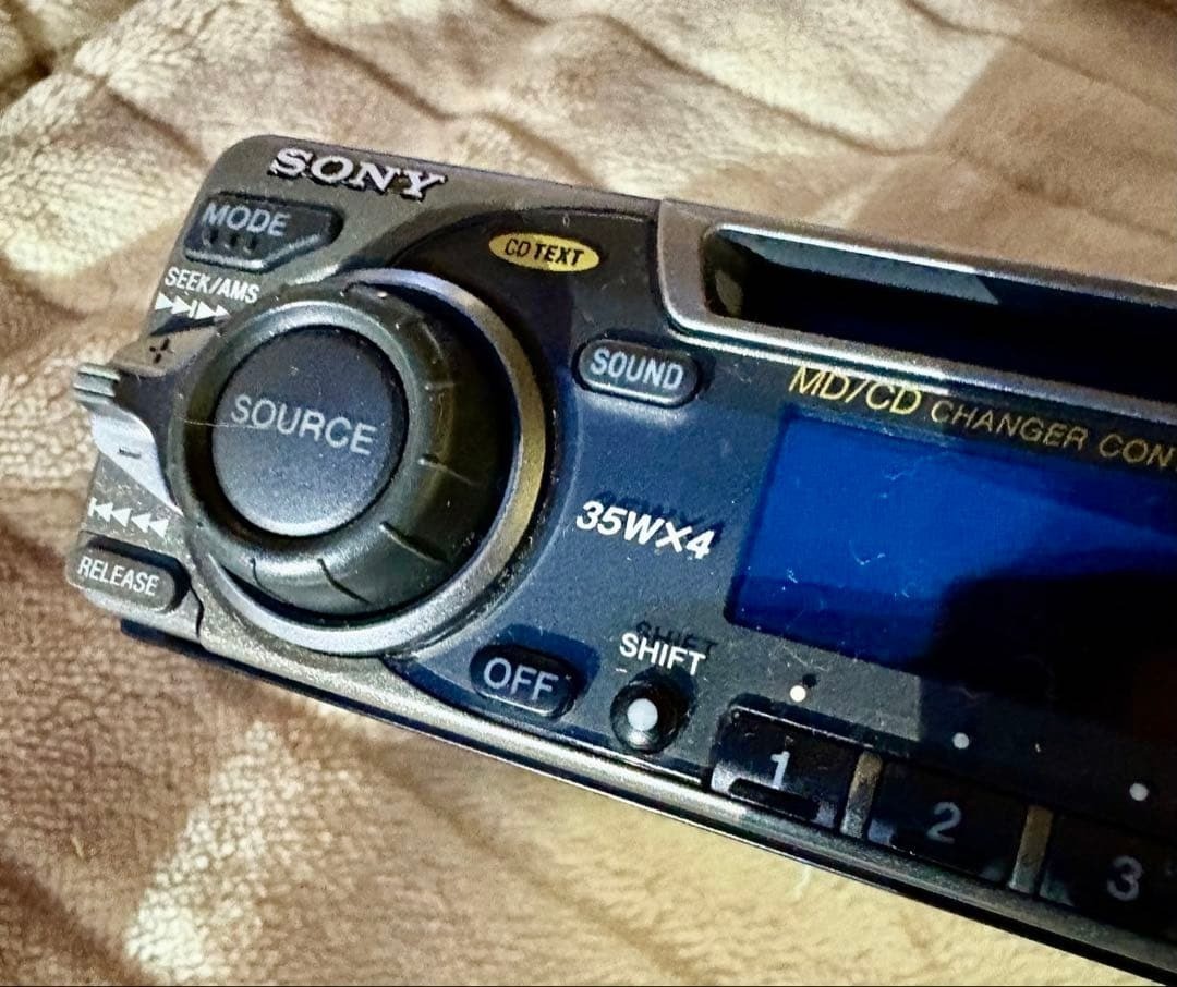 【AS-IS】Sony MDX-C5300 Car Audio MD Player 1DIN FM AM Tuner Head Unit From Japan