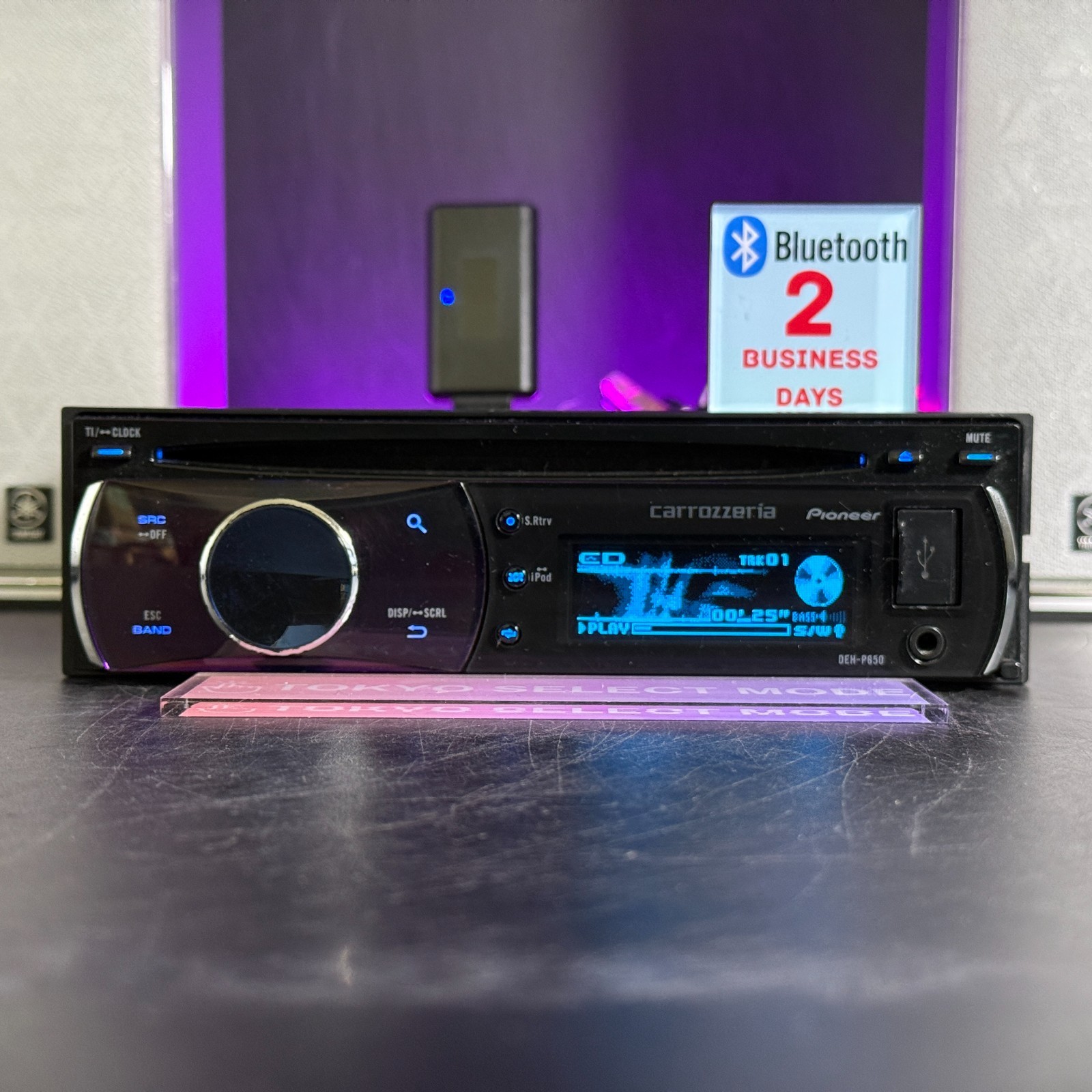 Pioneer Carrozzeria DEH-P650 1Din Car CD Player AUX USB Tested Working In Stock