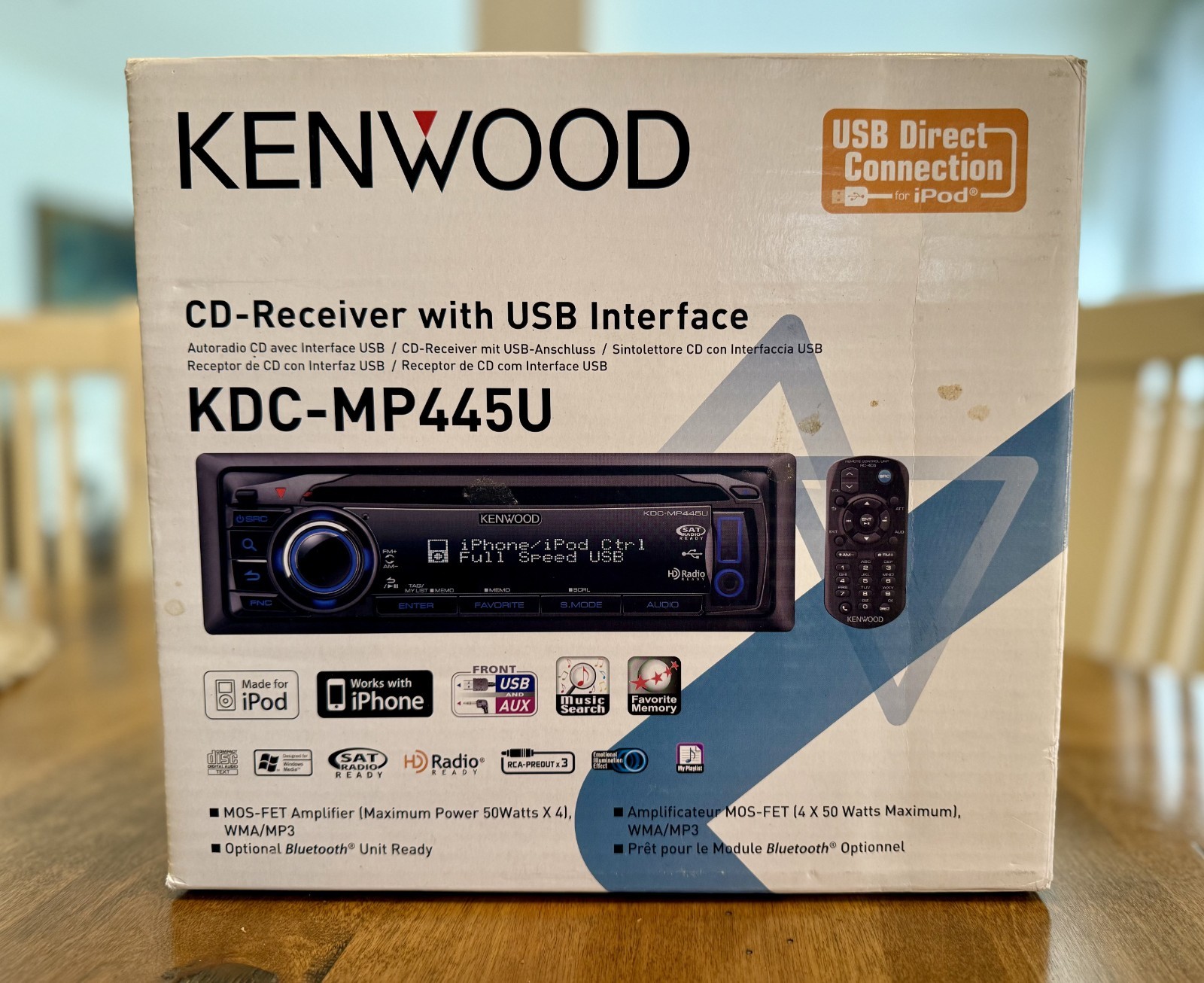 Kenwood KDC-MP4445U New in Box NIB USB CD MP3 Car Stereo Receiver Unused
