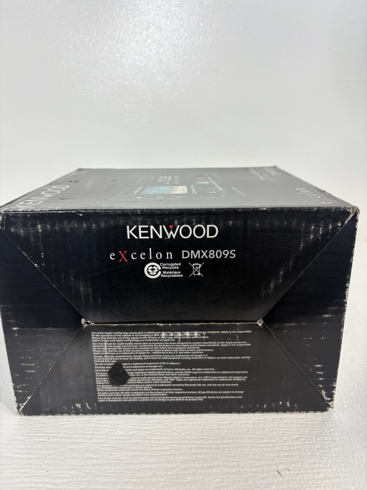 Kenwood Excelon DMX809S 2 DIN Touchscreen HD Radio CarPlay Auto BT NEVER USED