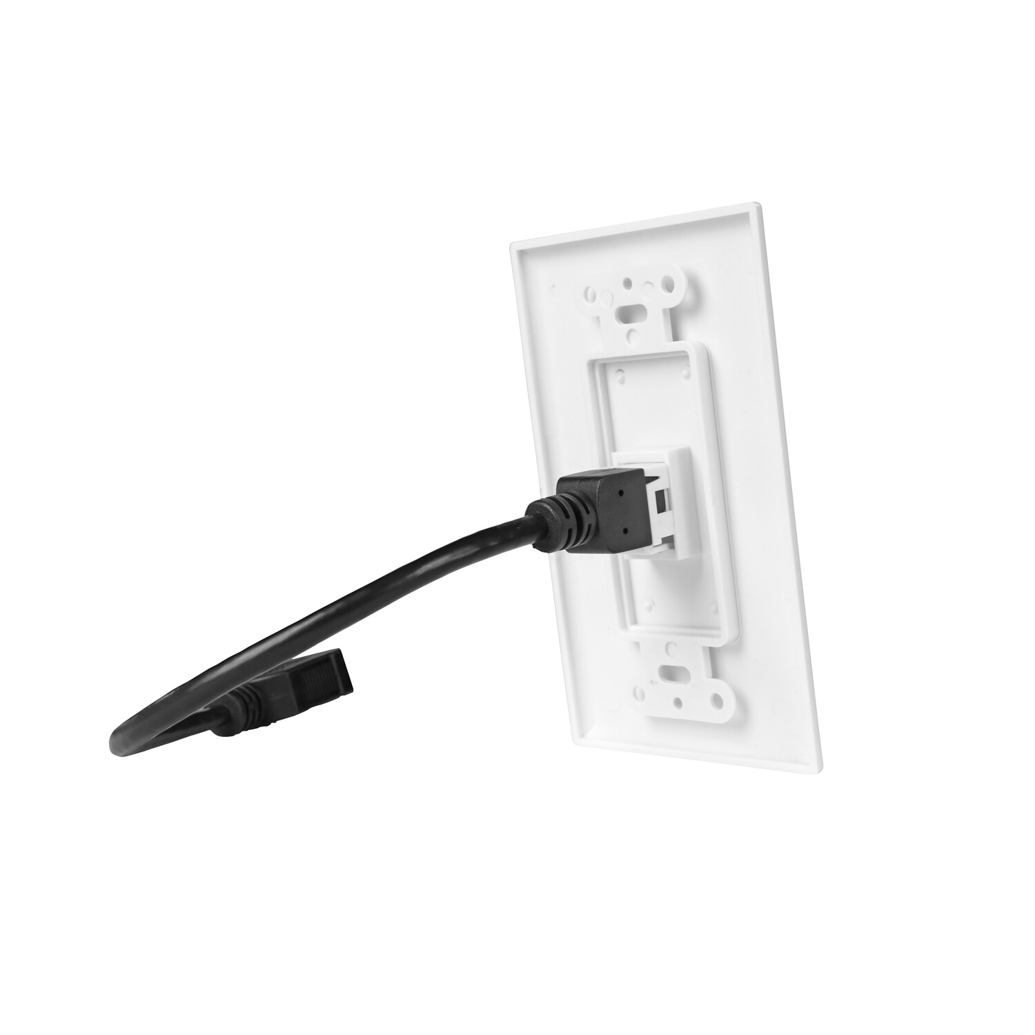 HDMI 2.0 Wall Plate with Female to Female HDMI Extension Cable (4K Compliant)