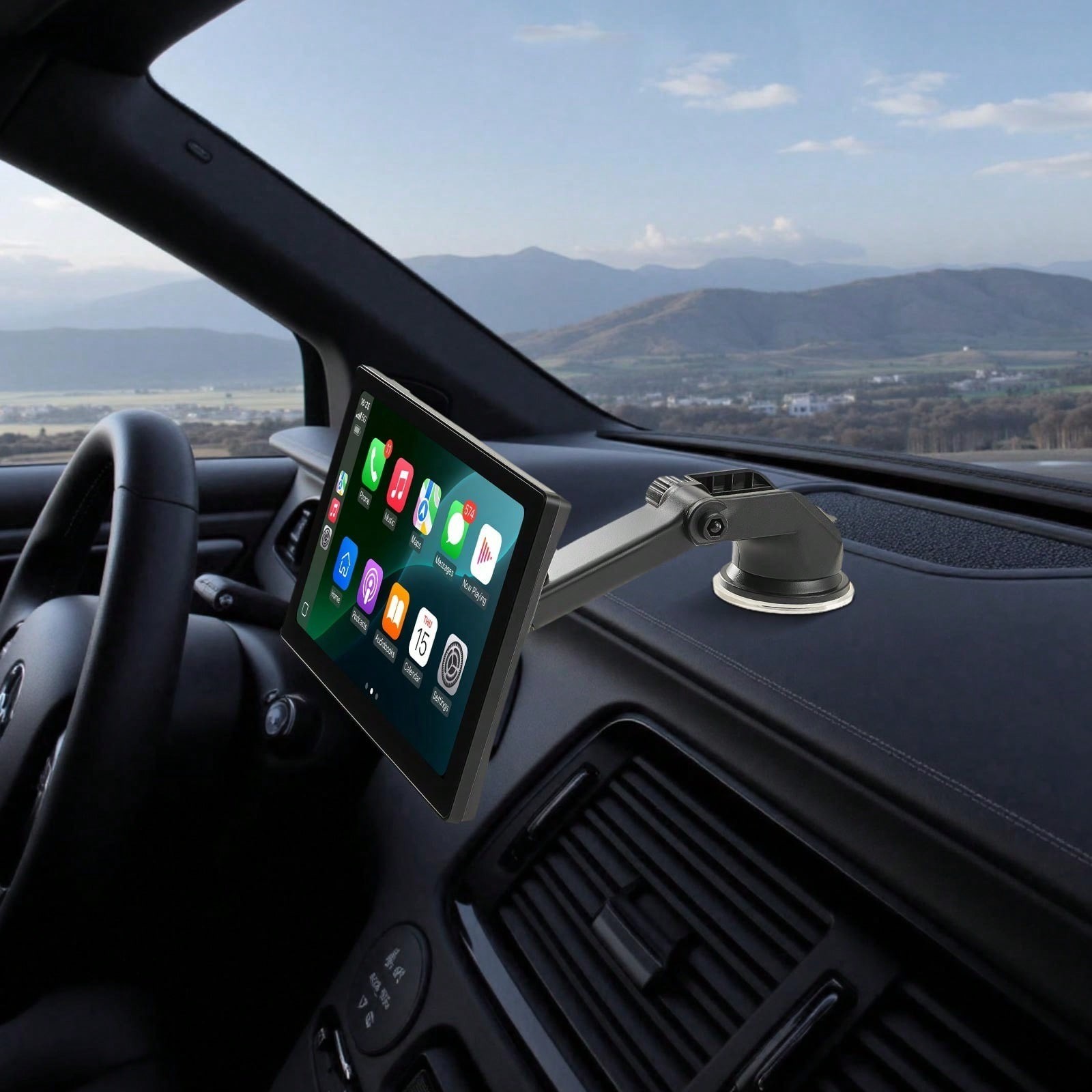 9 Inch HD Touch Screen Car Stereo With Wireless CarPlay Android Auto Backup Came