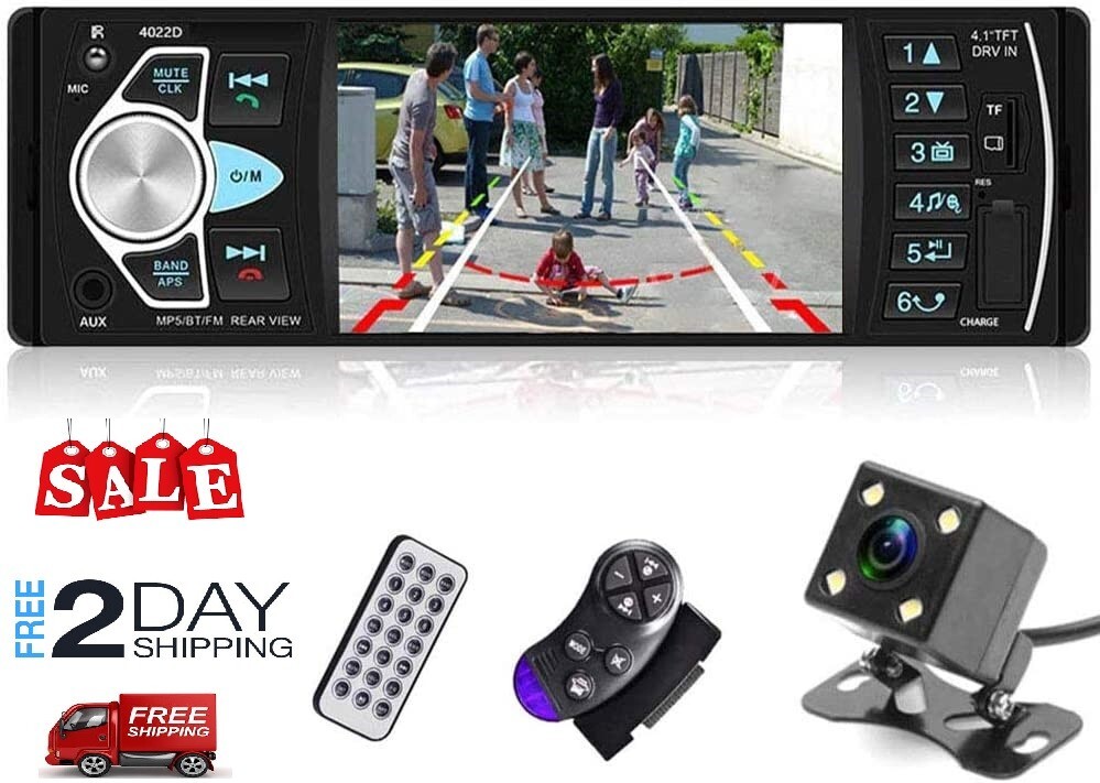 Estereo De Pantalla con Bluetooth Para Coche Carro Auto MP5 Player USB/SD/AUX/FM