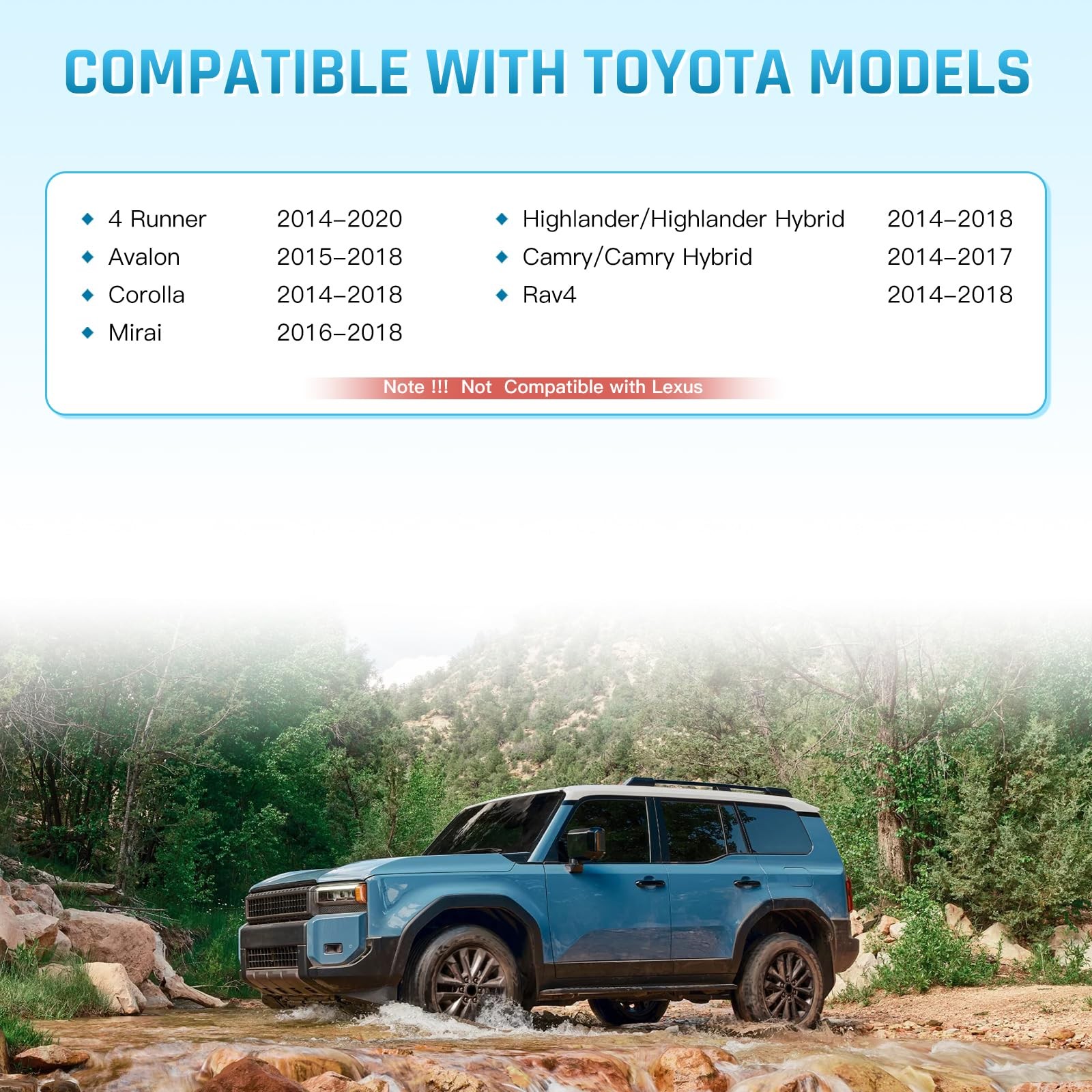2025 Navigation SD Card Update 86271 0E077 Compatible with Toyota Black