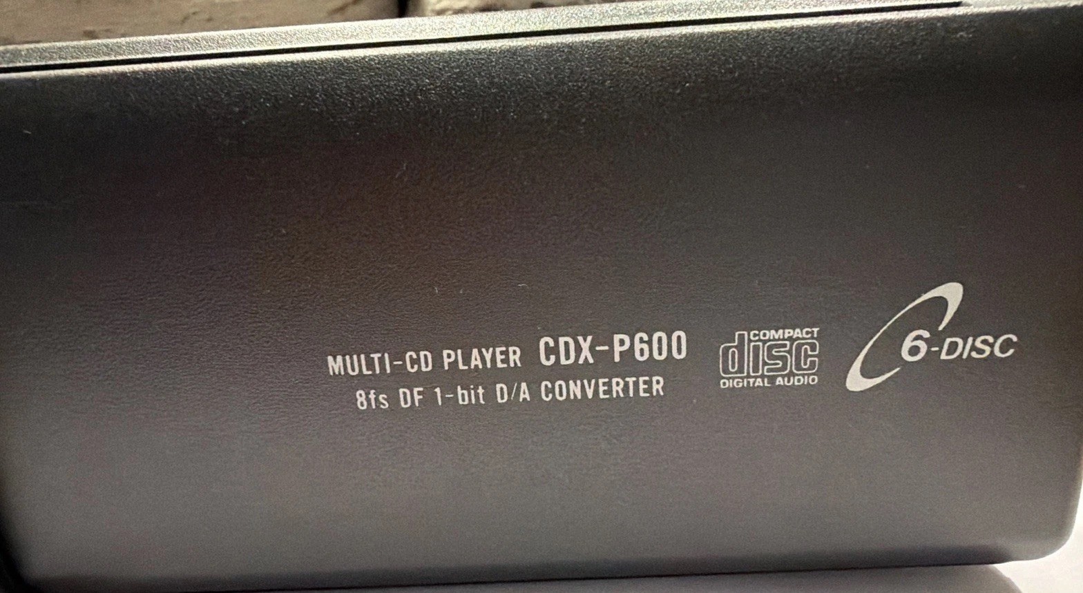 Pioneer Six Disc Multiplayer CDX-P600 Vintage 1994 Car Audio