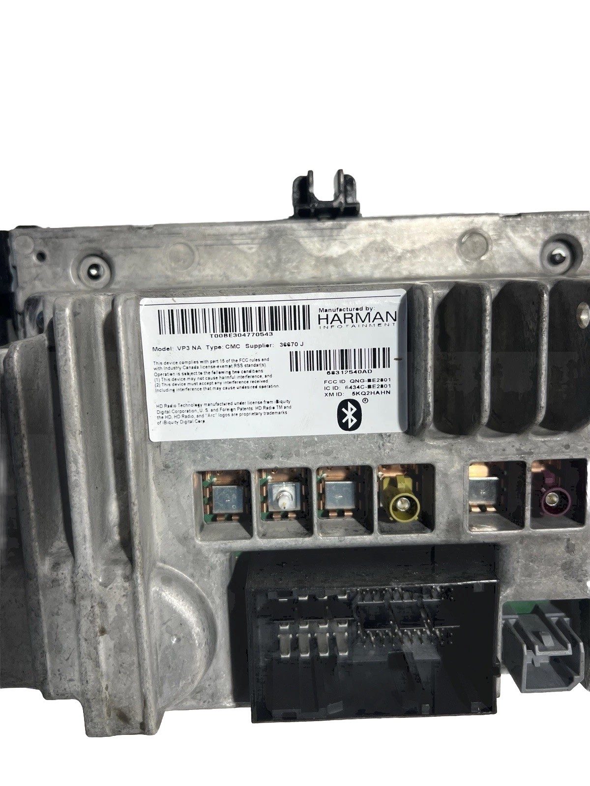 14-17 Jeep Cherokee Information Display Touch Screen 68312540AD Model VP3 NA