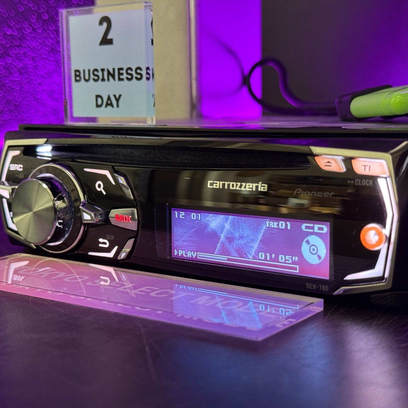 Pioneer Carrozzeria DEH-780 1Din Car Audio USB CD Player JDM Tested In Stock