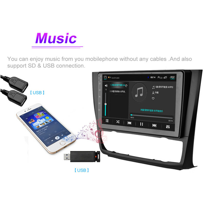 9”Car Radio Multimedia Player Android Navigation GPS WIFI For BMW 1-Series 04-11
