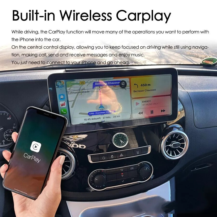 12.3″ Car Radio Stereo Android Navigation 2+32GB USED For Benz Vito Metris 14-22