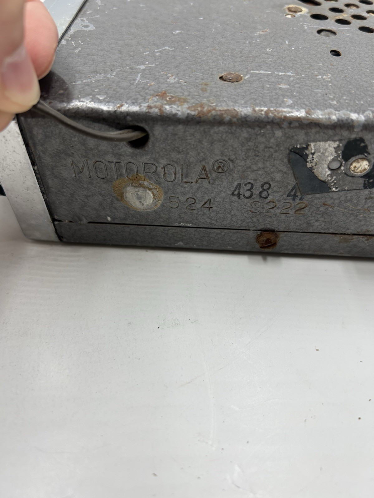 Vintage 1960’s Motorola All Transistor Car Radio Auto 520T UNTESTED