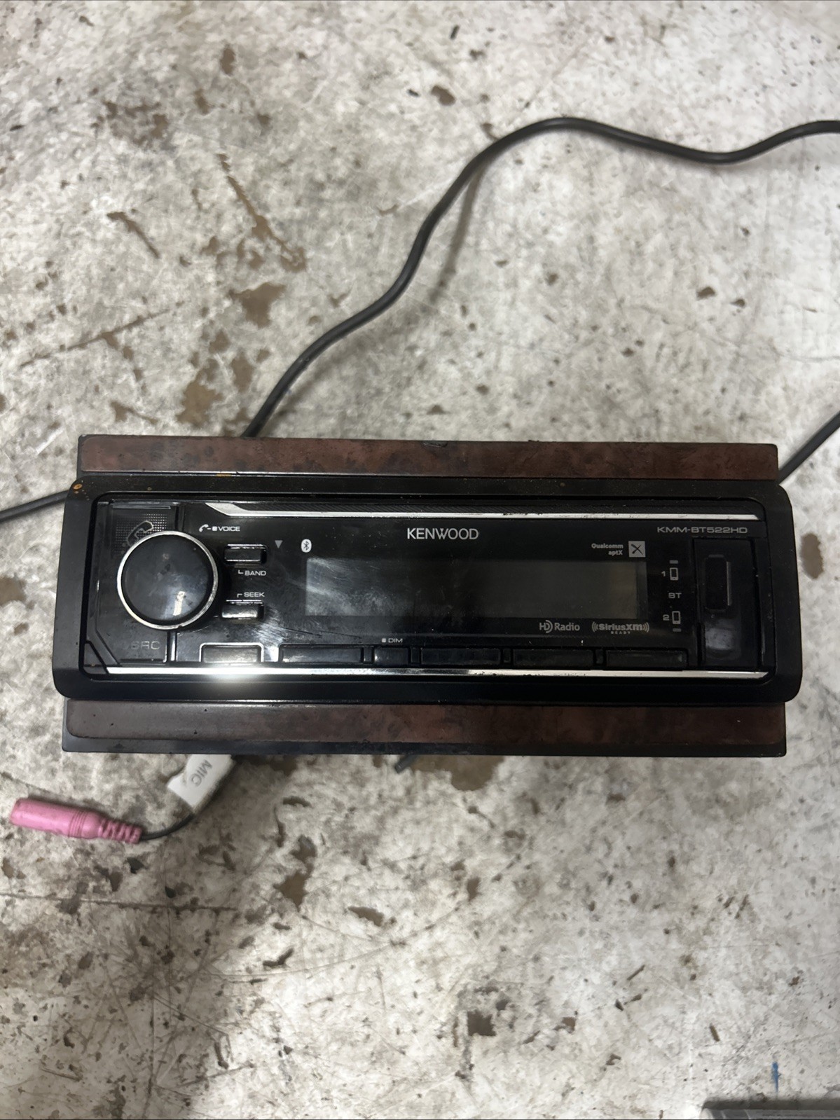 97-04 Mercedes R170 SLK230 Kenwood KMM-BT522HD Digital Media Receiver Bluetooth