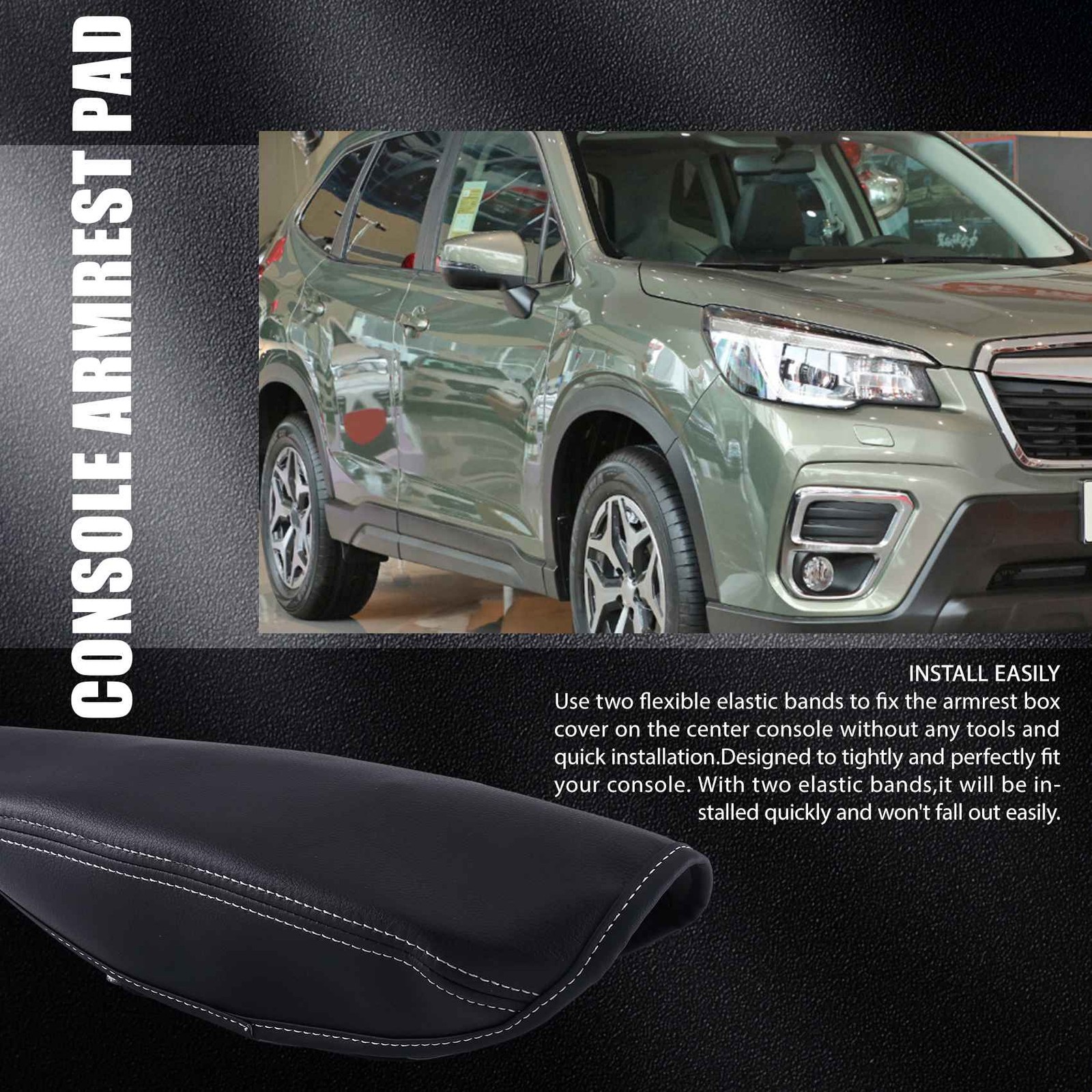 Car Center Console Armrest Cover Armrest Cushion Pad for Forester 20196635