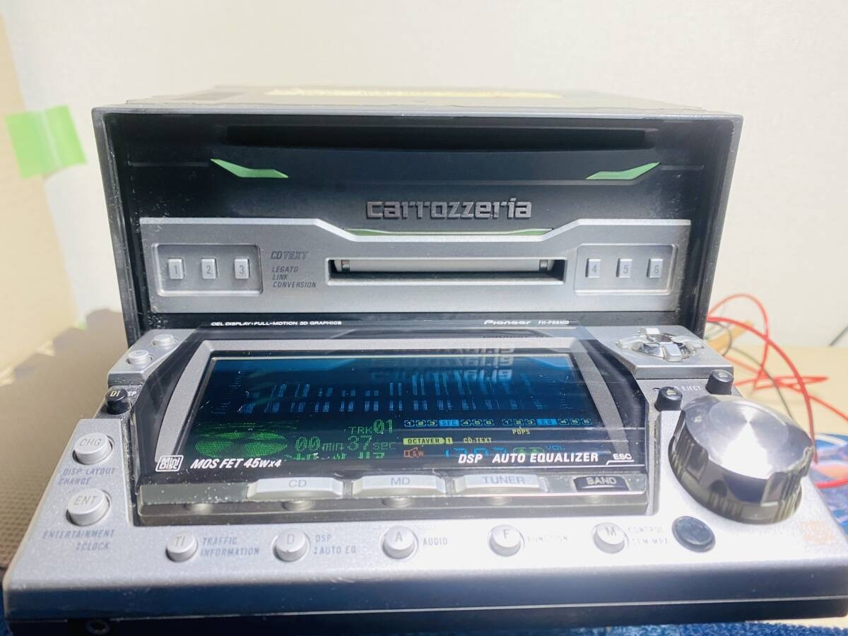 Carrozzeria FH-P88MD　MD/CD tuner, car audio, used, working condition confirmed