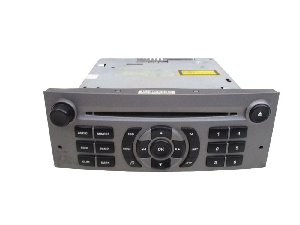 CD Radio MP3 *Code Not Available Fits Peugeot 407 SW (6E_) 2.0 9660647677