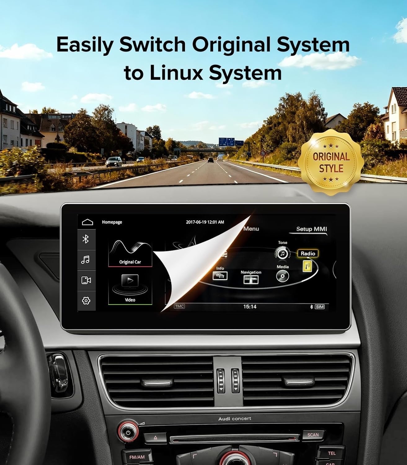 10.25″ Linux Stereo for Audi 2009-2016 w/ Touchscreen – READ FOR COMPATIBILITY