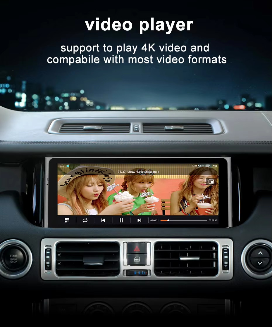 10.25″ Vertical Android Radio For Land Range Rover V8 L322 2002-2004 4+46GB
