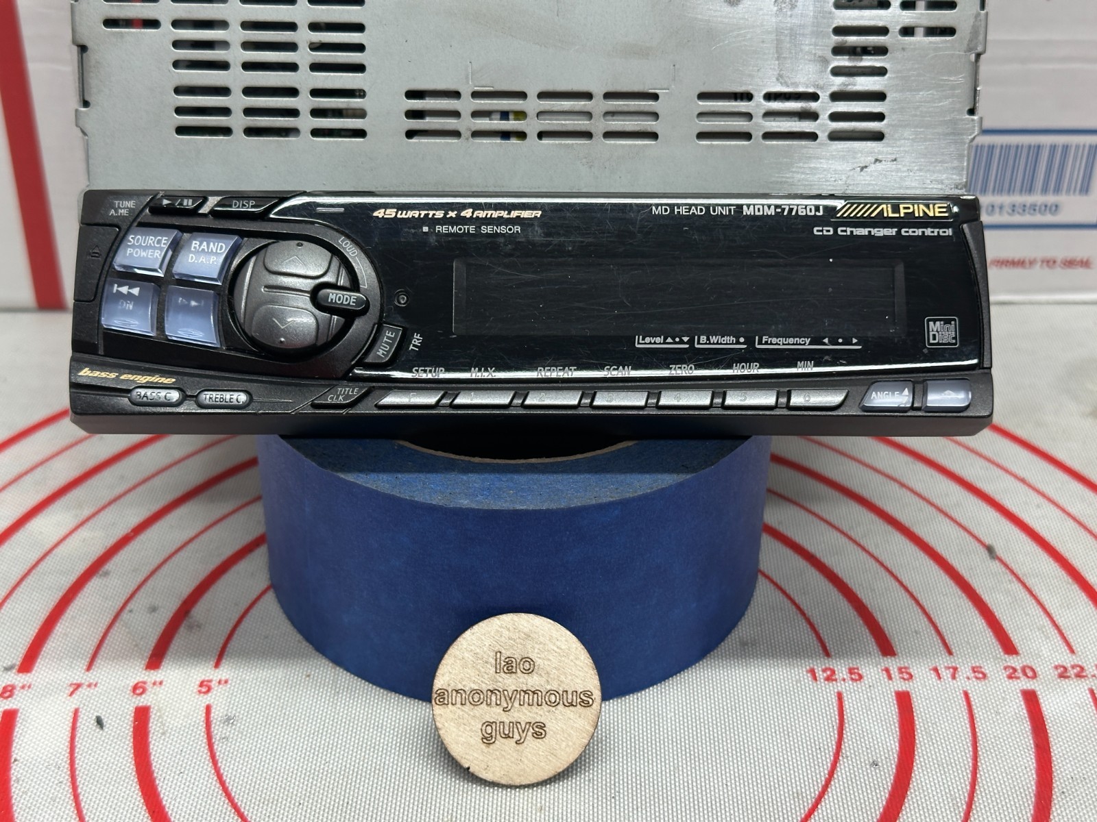 ALPINE # MDM-7760J JDM MiniDisc Deck Mini-BUS Vintage Old School RESTORED #01