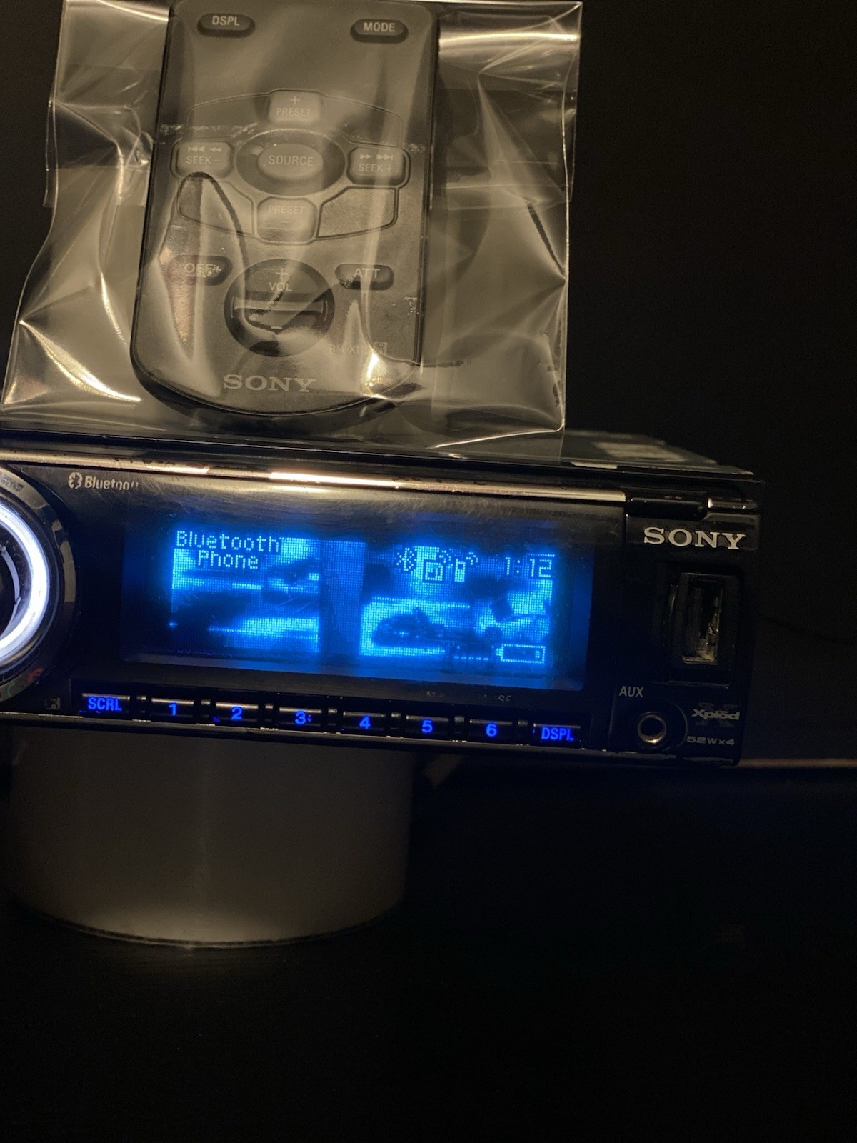 🔥✅SUPER RARE BLUETOOTH SONY CDX WORKING PERFECTLY ✅🔥