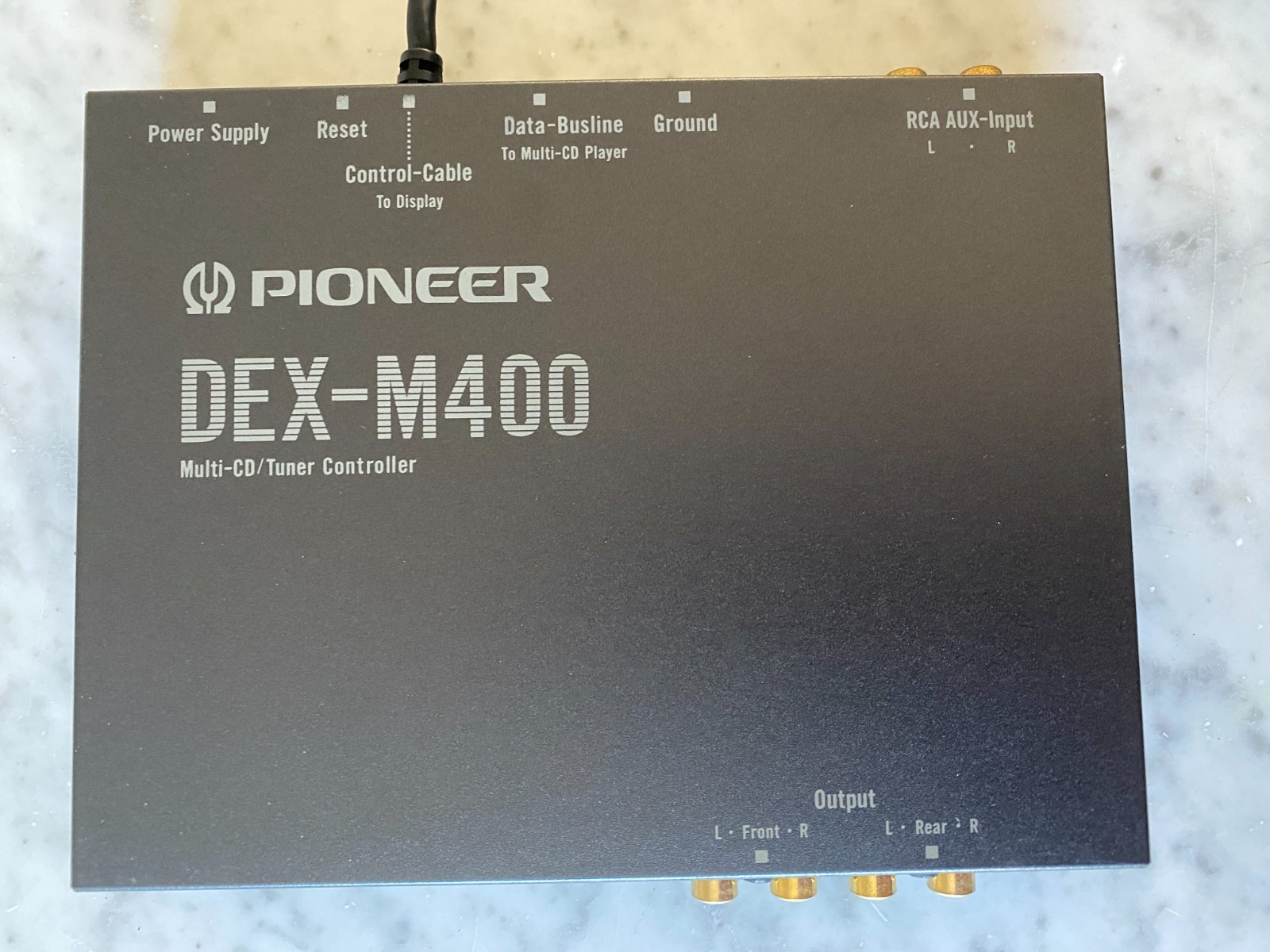 Rare Old School Pioneer DEX-M400 w/ GEX-T70 Super Tuner PLUS Remote