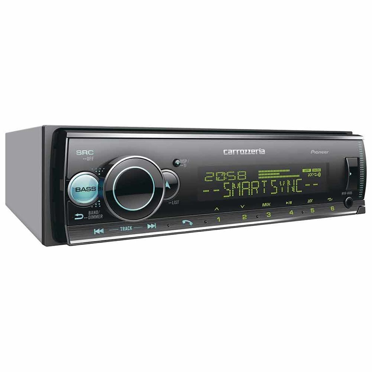 Carrozzeria Pioneer Carrozzeria MVH-6600 Bluetooth/USB/Tuner/DSP Main Unit