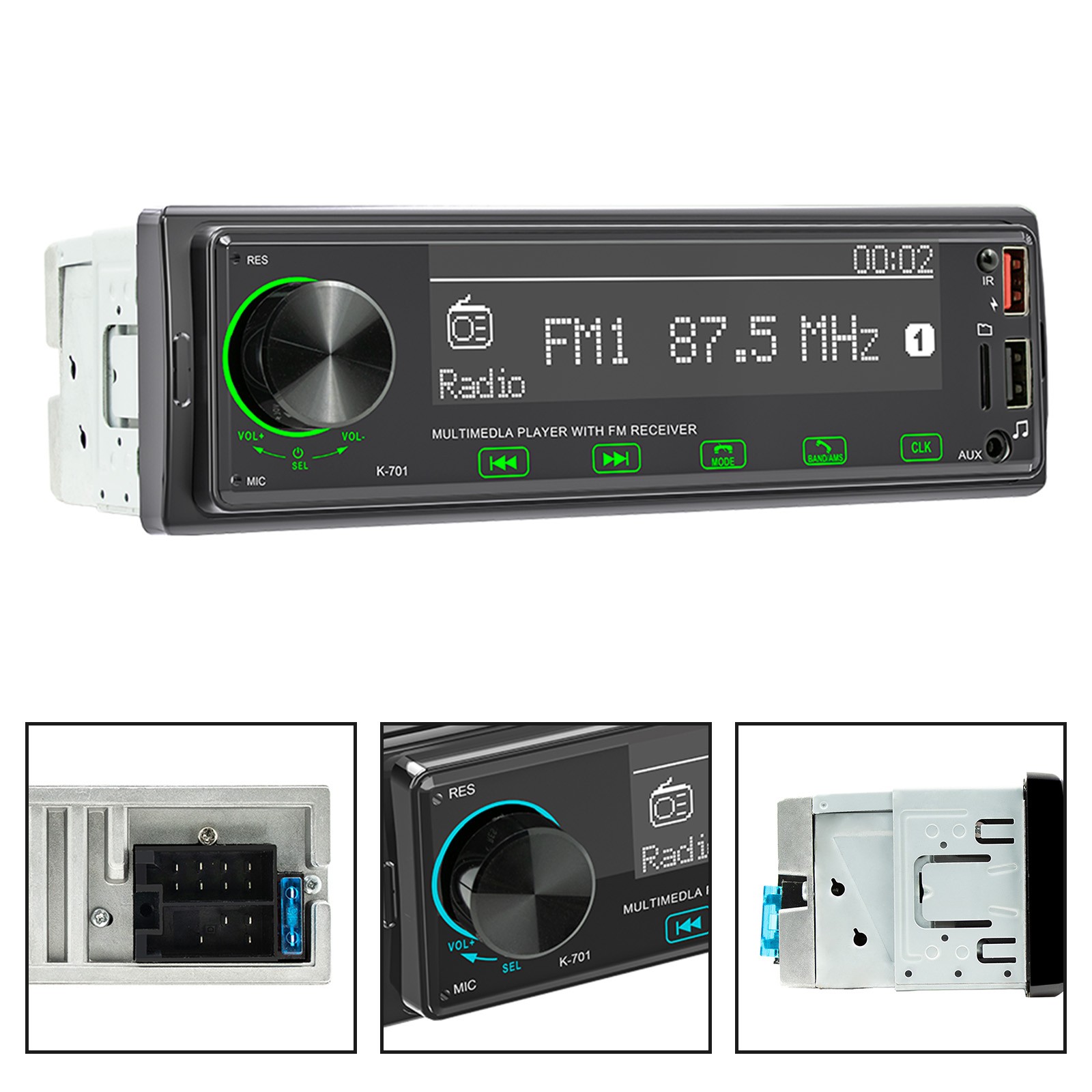 2.5D Touch Screen 1DIN Car MP3 Player Car Radio Bluetooth Positioning Car Search