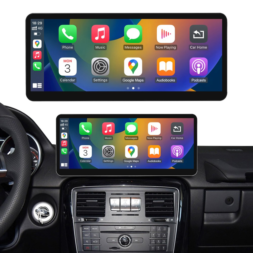 12.3′ Wireless CarPlay Multimedia TouchScreen For Benz G G550 W463 G500 NTG4.5/5