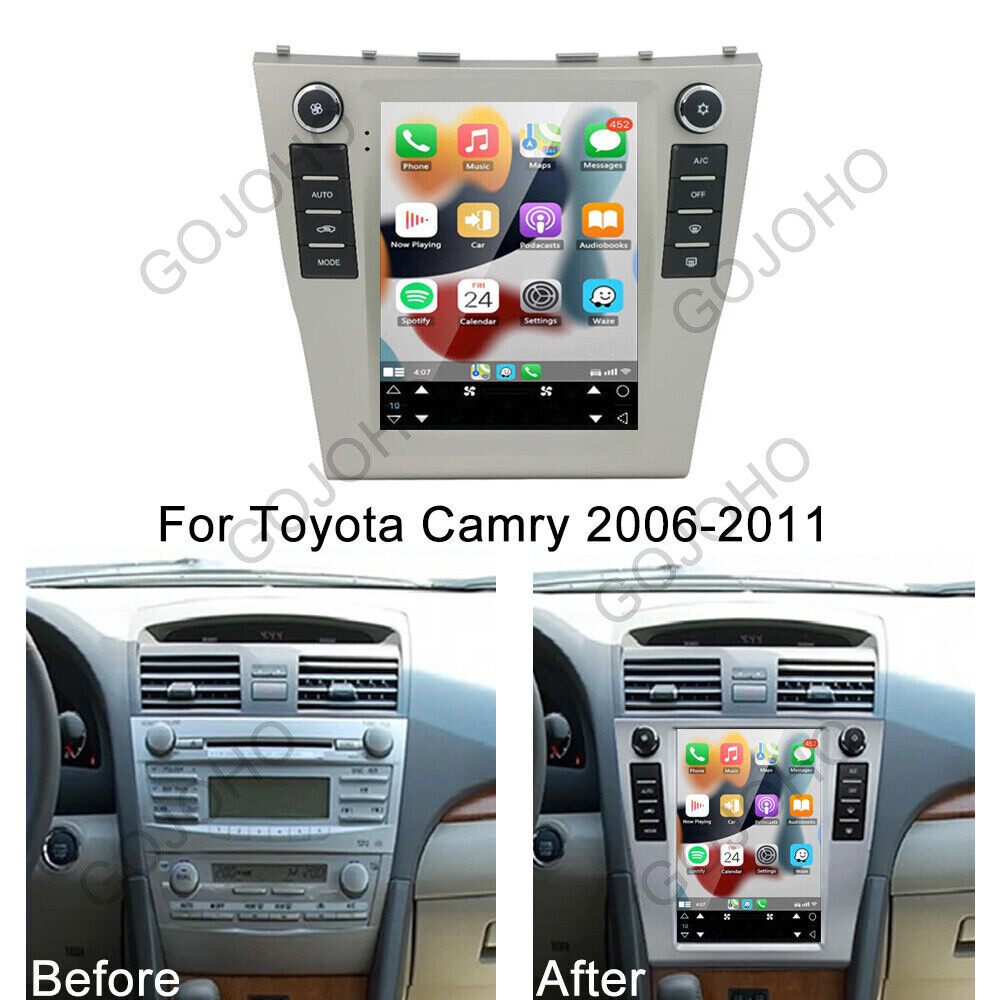 For 2006-11 Toyota Camry Radio Apple CarPlay Android 13 Car Stereo Touch Screen