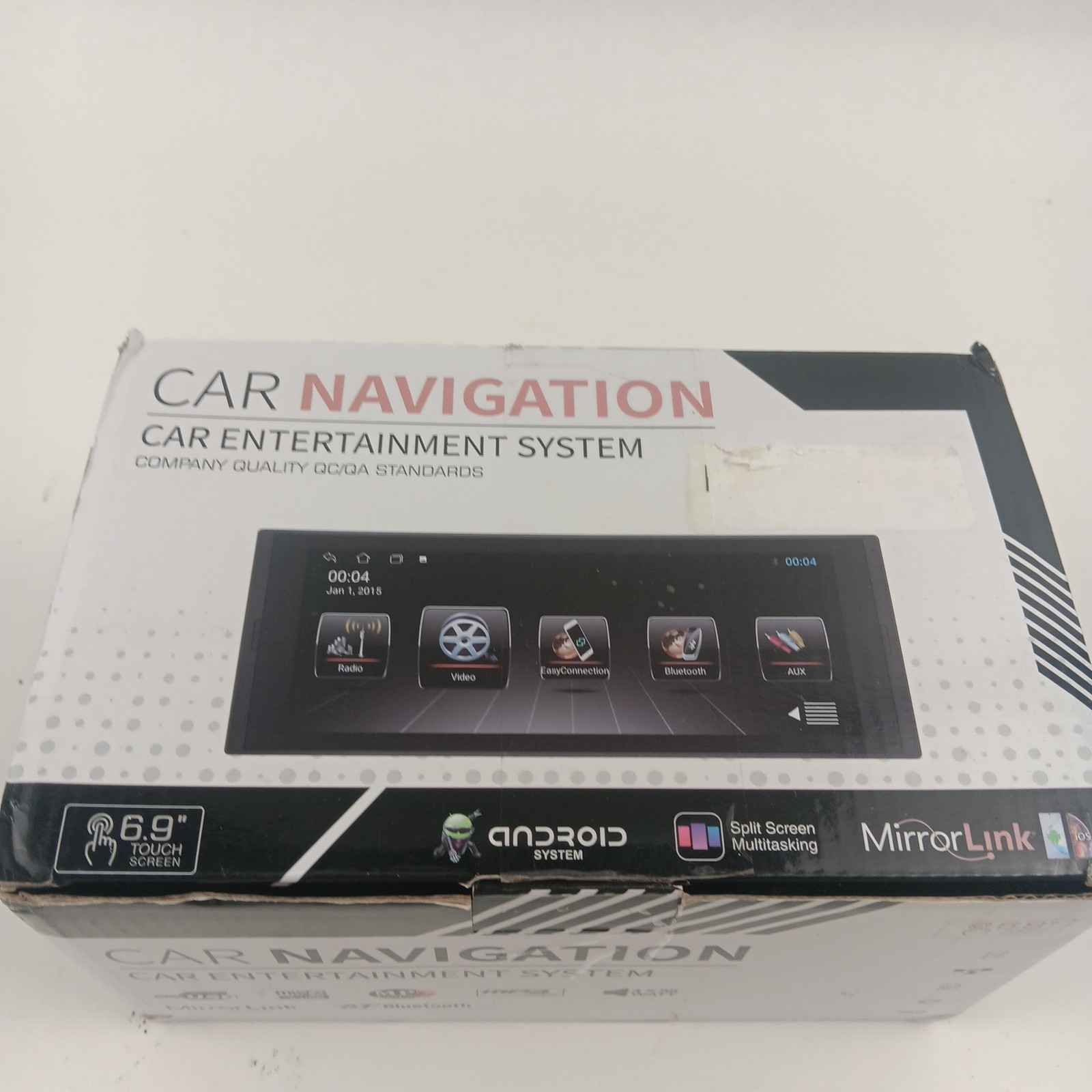 Car Navigation MP5 Player SP7069 Touchscreen 2 DIN Android GPS Bluetooth Black