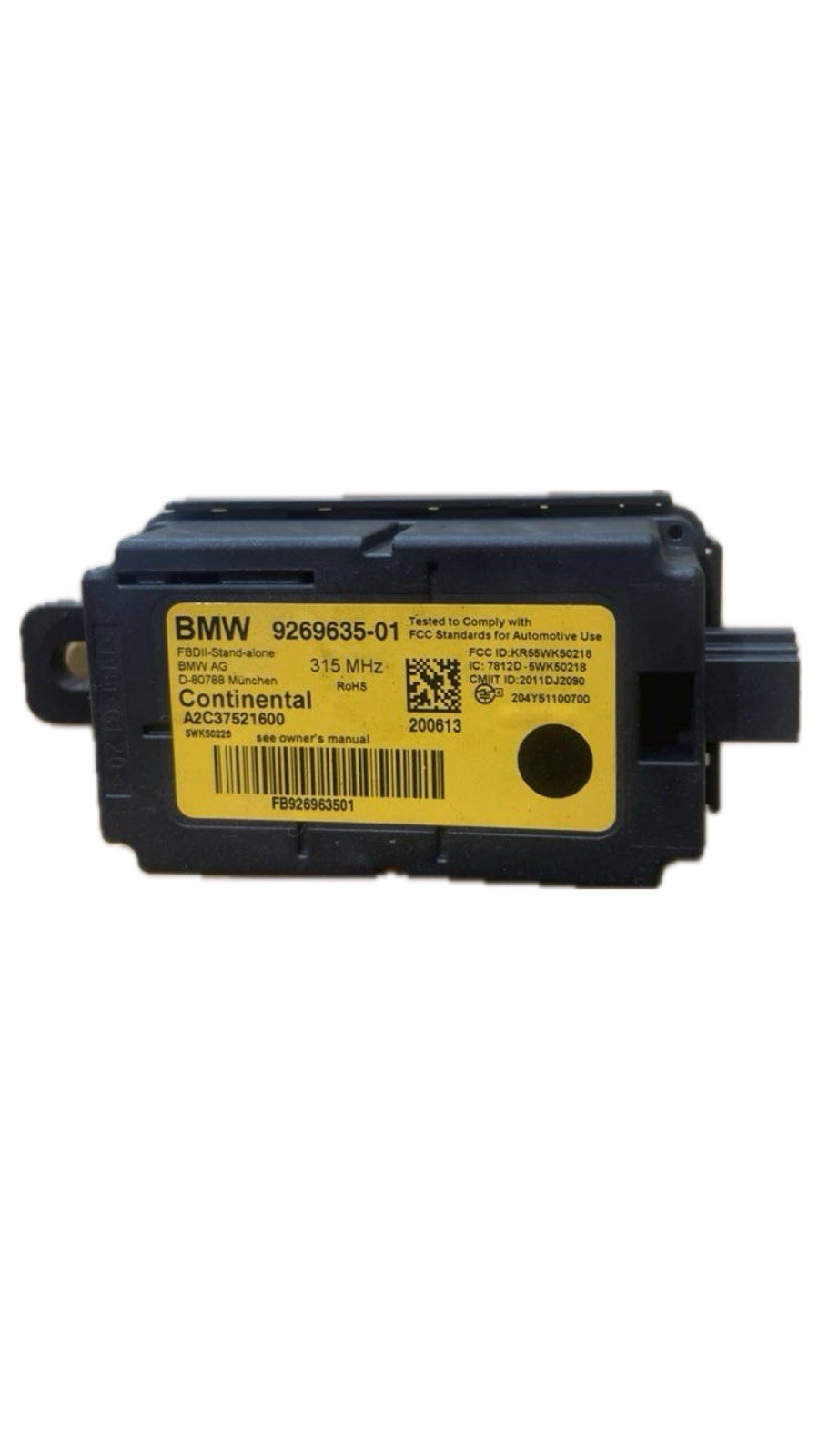 12-18 BMW 320i 328i 440i Radio Remote Control Receiver Module Unit 9269635 Oem