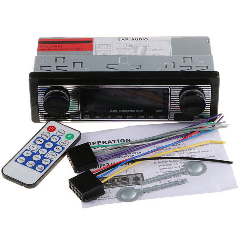 4-Channel 12V Digital Bluetooth Audio USB/FM/WMA/MP3/WAV Radio Stereo Player×1