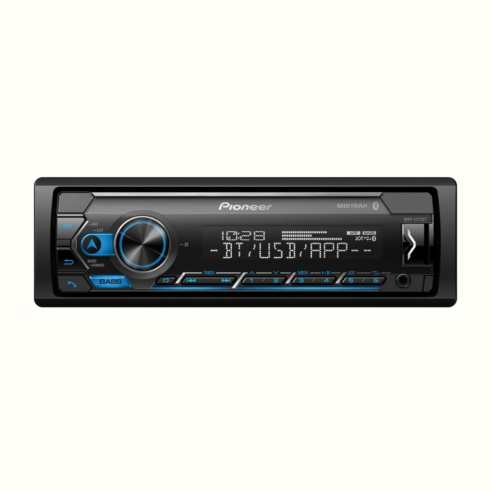 Pioneer MVH-S322BT Audio Media Receiver with Built-In Bluetooth