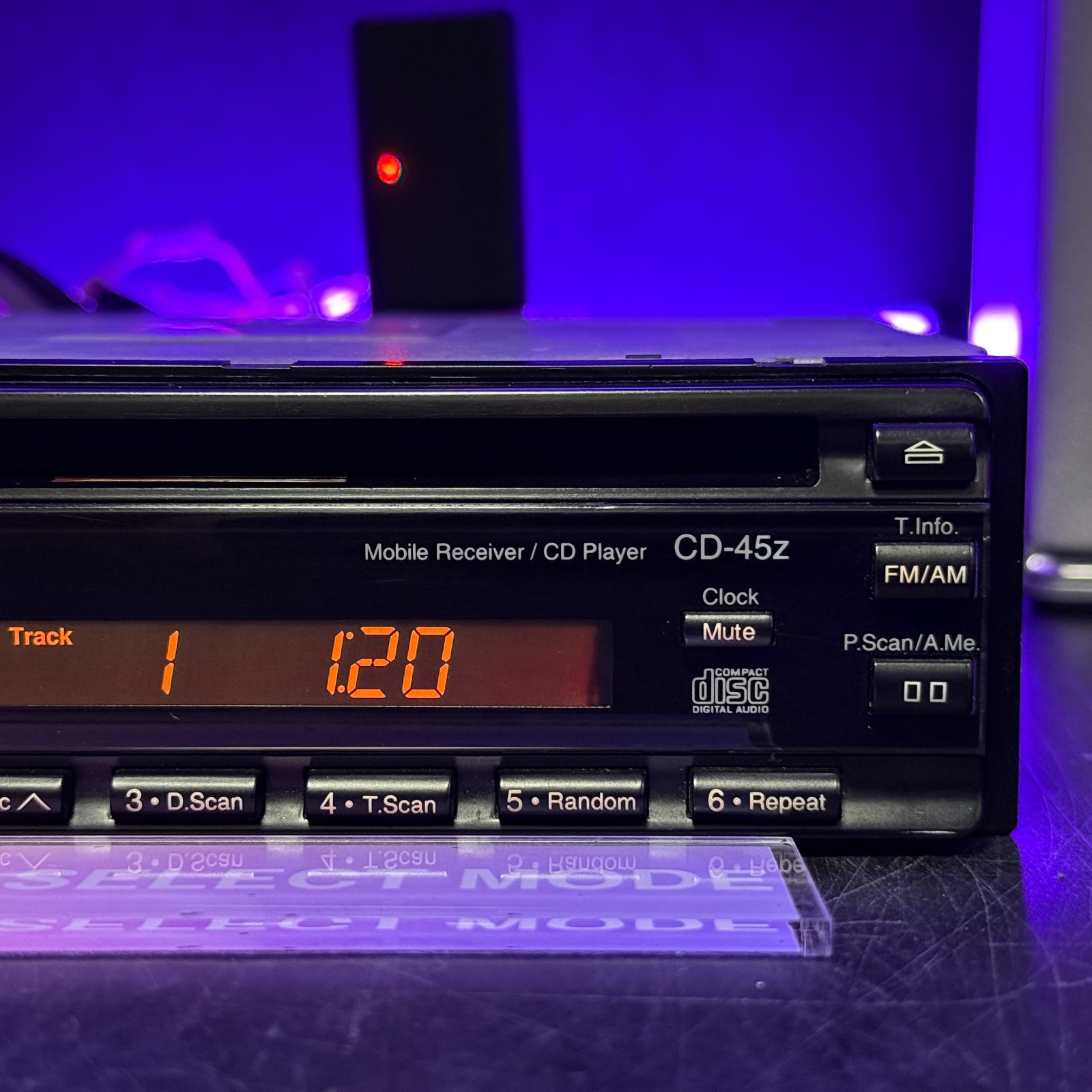 Nakamichi CD-45z 1DIN Car Audio CD Player Added Bluetooth Vintage JDM In Stock