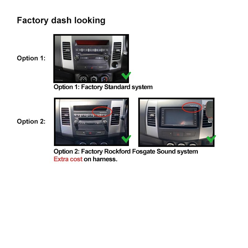 9″ Wireless CarPlay Android Auto Nakamichi BT For Mitsubishi Outlander 2007-12 O