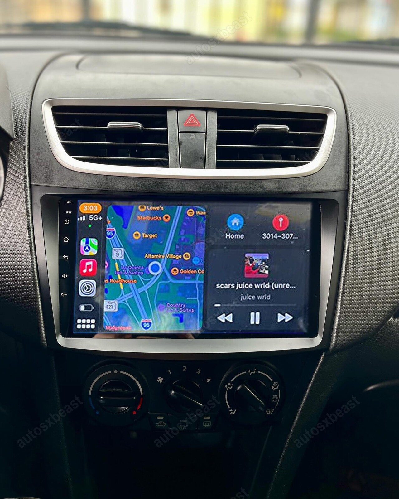For Suzuki Swift 2010-2016 Car Stereo Apple CarPlay Android 15 Radio GPS Navi US