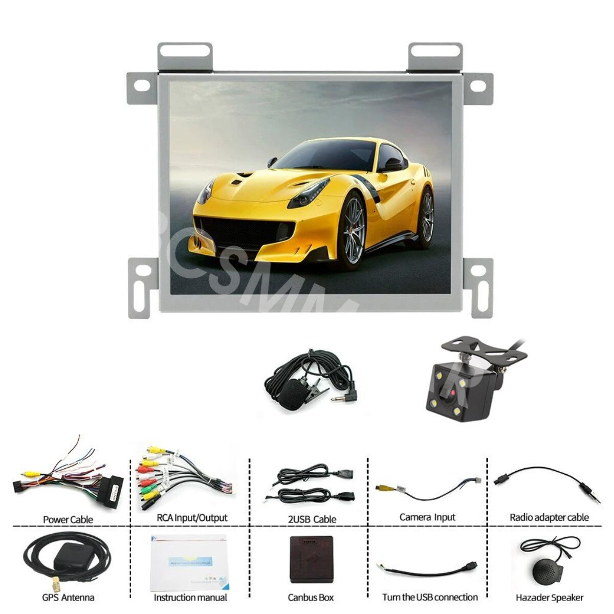 Car Multimedia Player Navi FM Mirror Link Fit For Dodge Charger 2011-2023 W/Cam