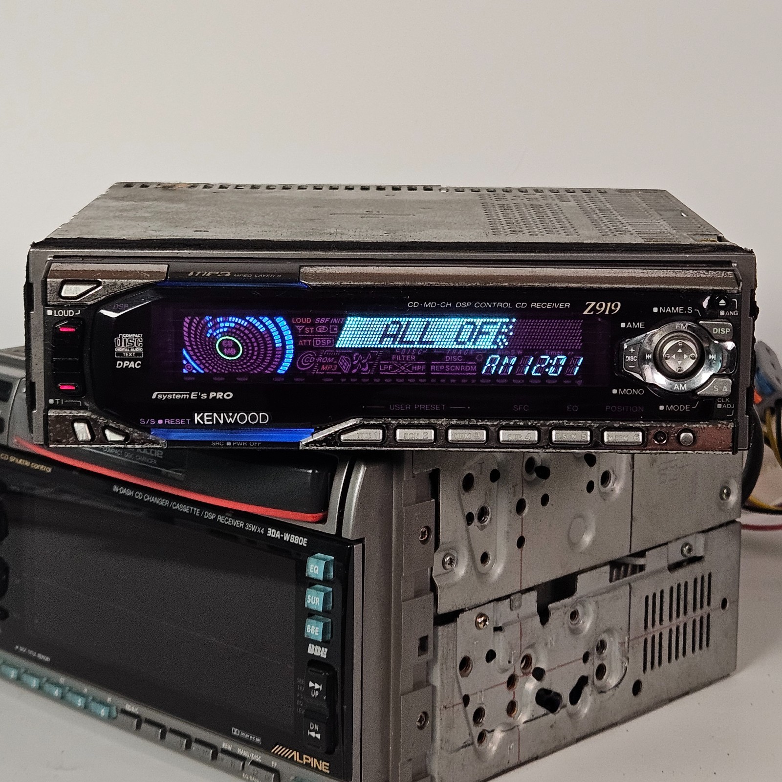 Kenwood Z919 System E’s Pro CD Receiver DSP Equalizer JDM Vintage Car Audio