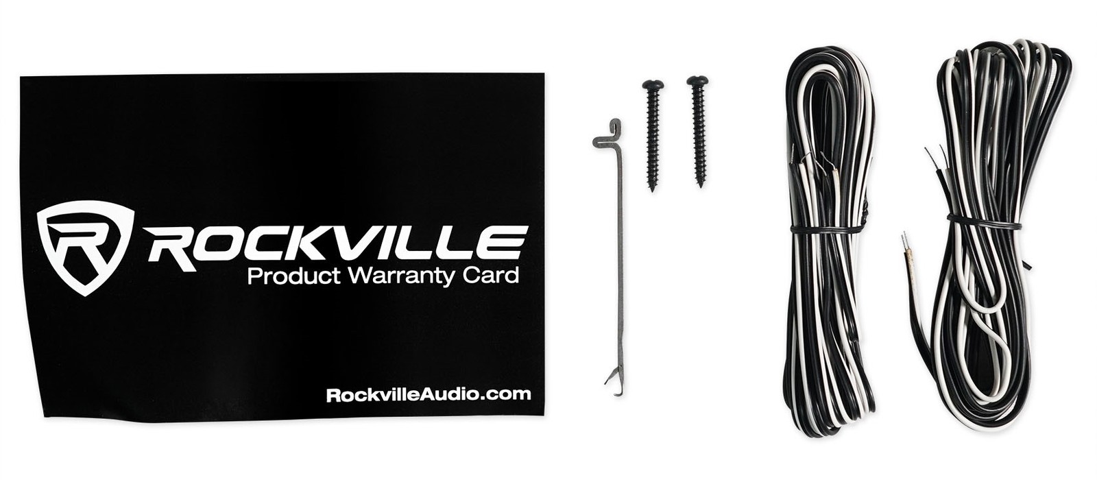 8 Rockville RockSlim White Home Theater 5.25″ 240w Easy Wall Mount Slim Speakers