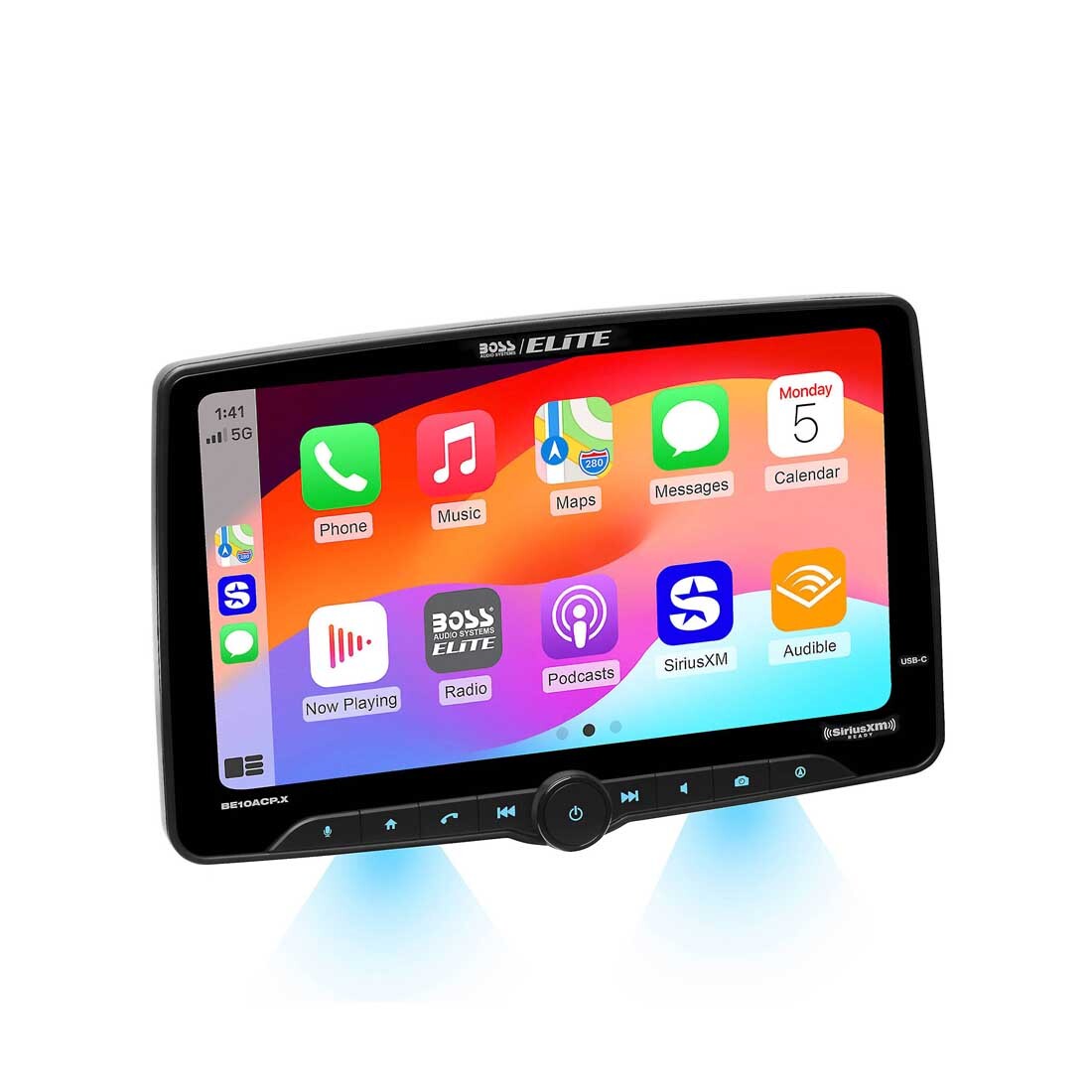 Boss Audio BE10ACP.X 1-DIN In-Dash 10.1″ Touchscreen Digital Multimedia Receiver