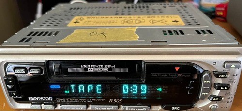 Kenwood R505 1DIN Cassette Receiver CD MD Changer Car Audio Head Unit JDM