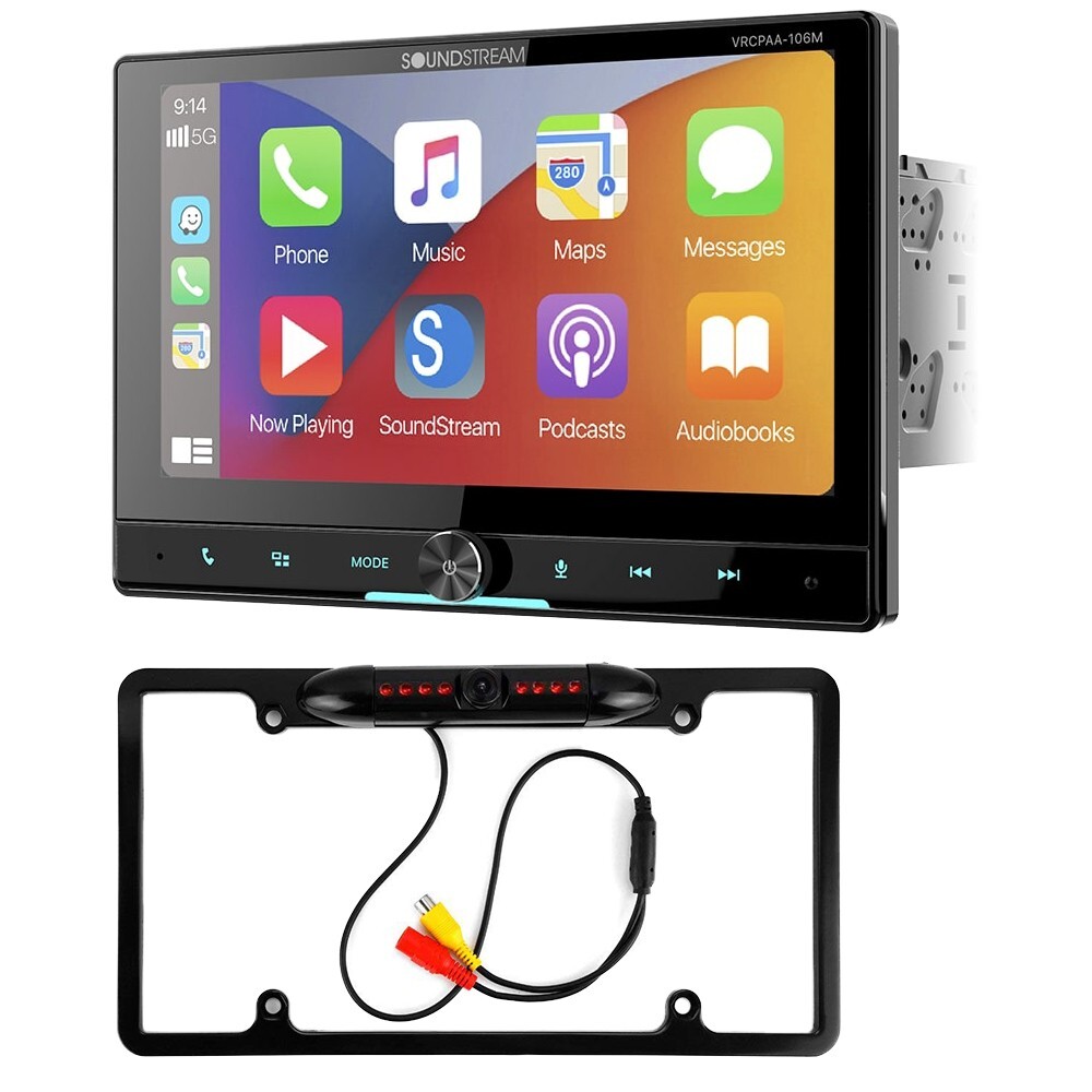 10″ Touchscreen Apple Carplay Car Stereo w/kit (No CD) for 2004-2014 Ford F-150
