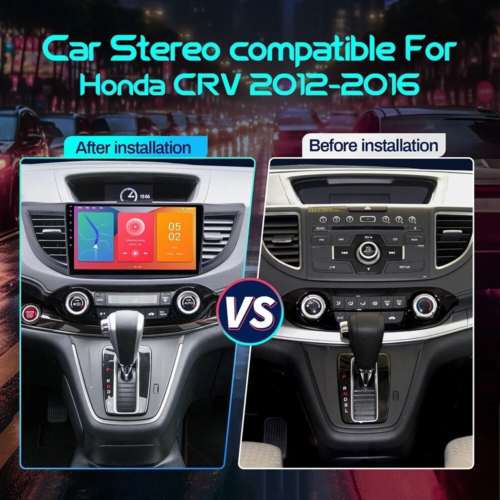 For Honda CRV 2013-2016 Car Screen Carplay Bluetooth Android Auto radio 1280*800