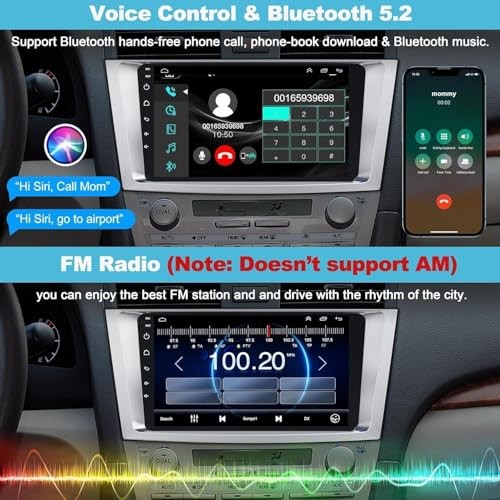 4GB+64GB Car Radio for Toyọta Caṃry 2006-2011,9 Inch IPS For Camry 06-11