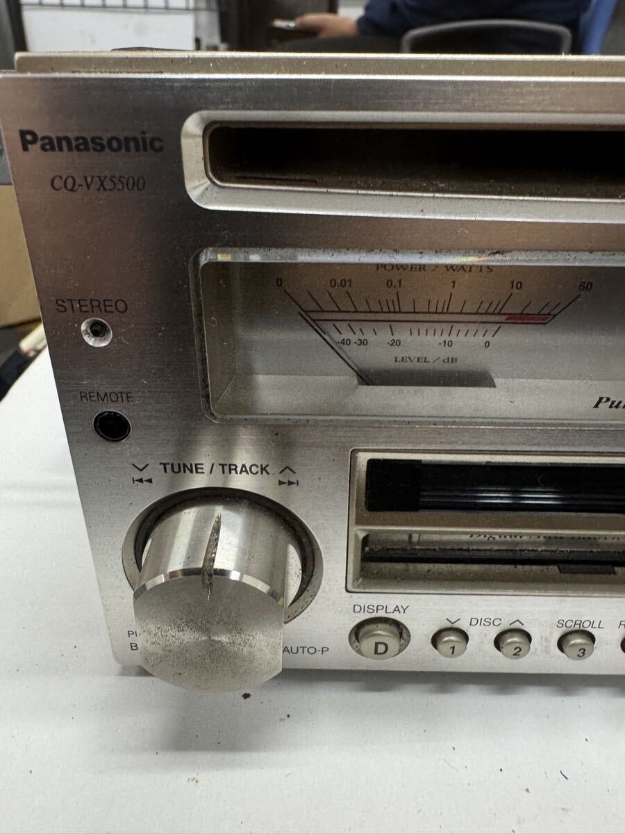 Panasonic CQ-VX5500D CD MD Mini Disc Player Car Audio #0001