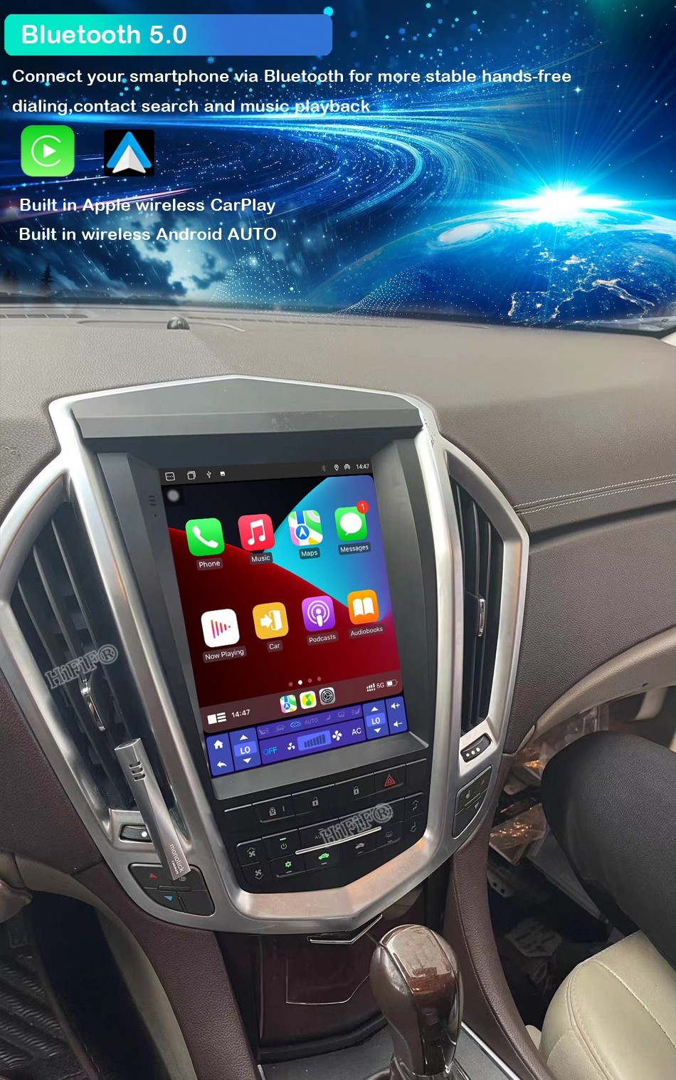 Android For Cadillac SRX 2009-2012 Car Radio Video Player GPS Navi Stereo WIFI
